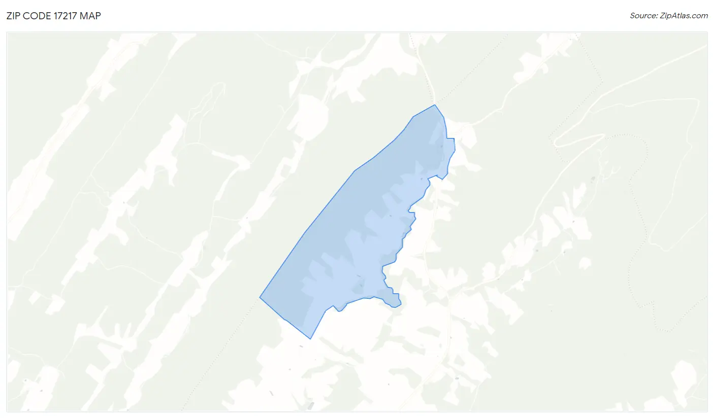 Zip Code 17217 Map