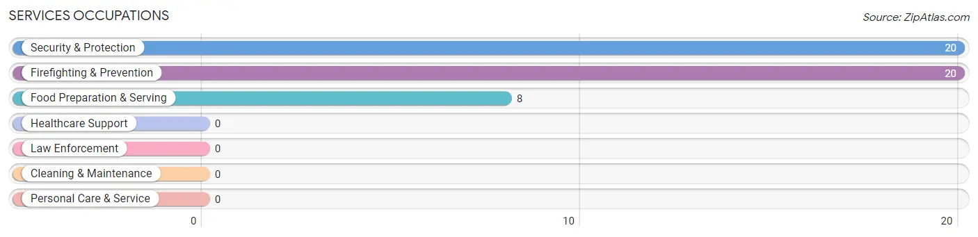 Services Occupations in Zip Code 17254