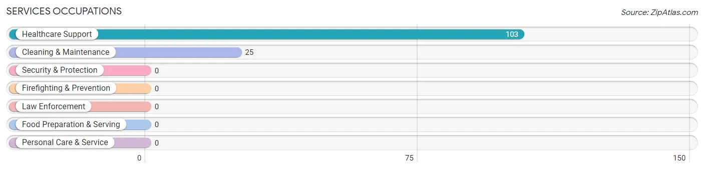 Services Occupations in Zip Code 17506