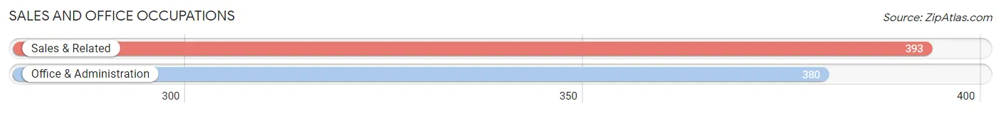 Sales and Office Occupations in Zip Code 17872