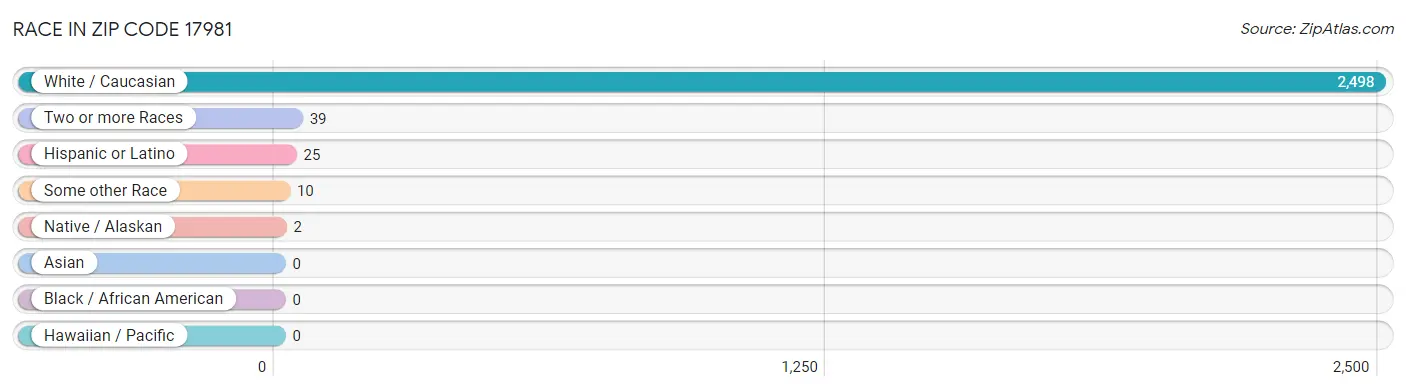 Race in Zip Code 17981