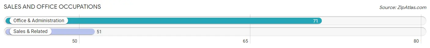 Sales and Office Occupations in Zip Code 17981