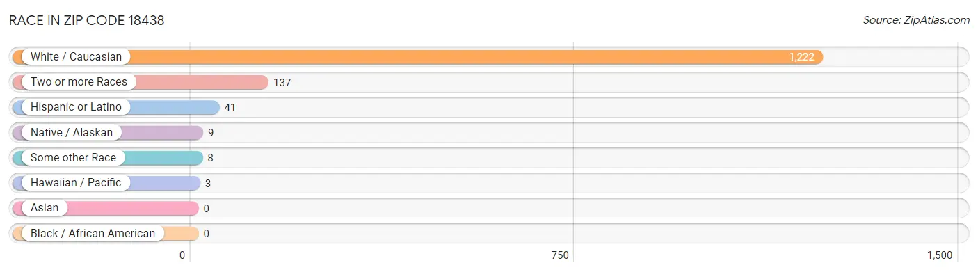 Race in Zip Code 18438