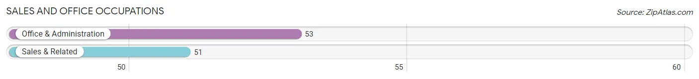 Sales and Office Occupations in Zip Code 18438