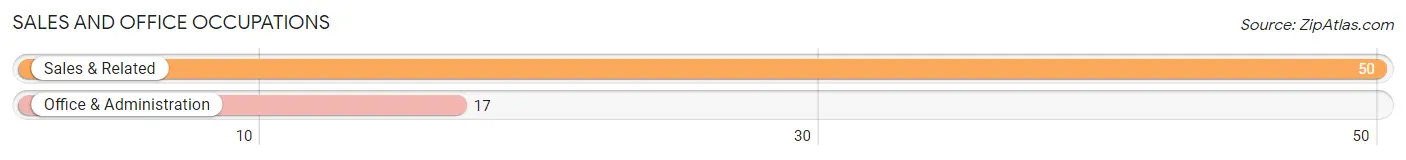 Sales and Office Occupations in Zip Code 18923