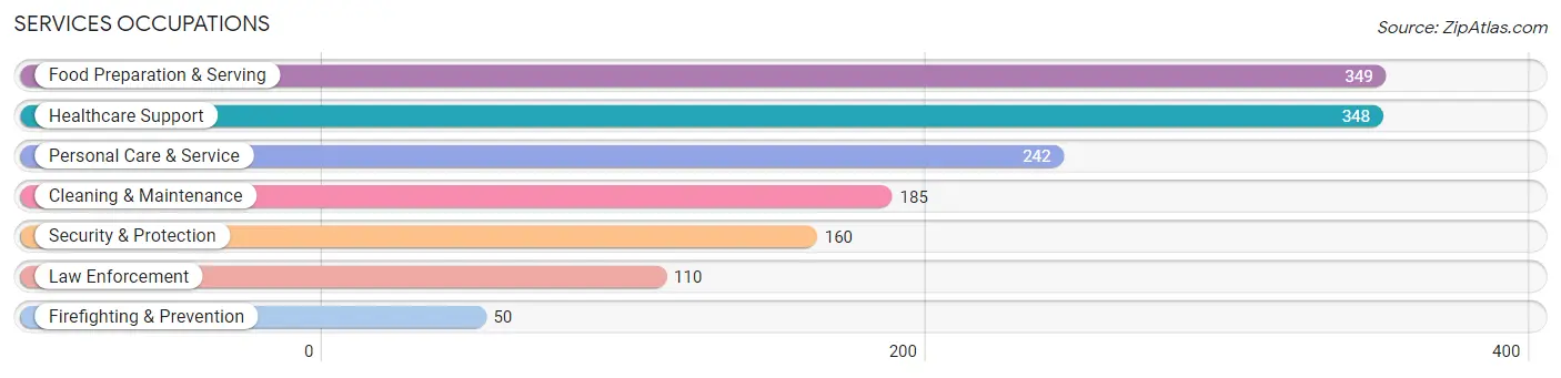 Services Occupations in Zip Code 19006