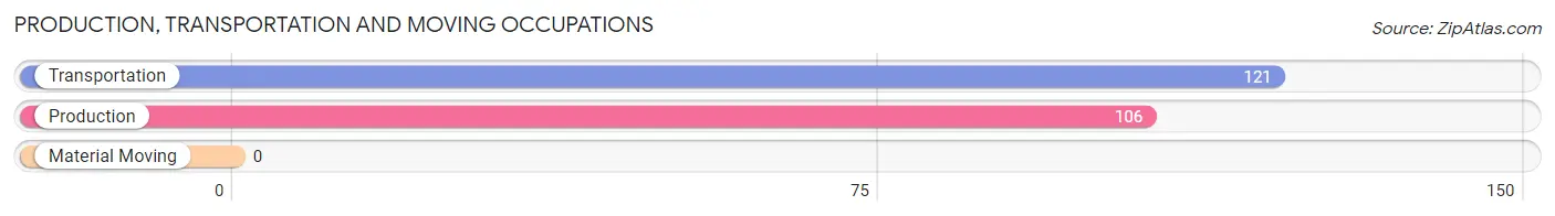 Production, Transportation and Moving Occupations in Zip Code 20106