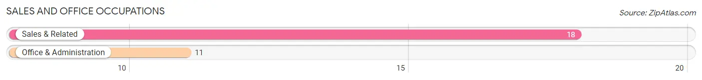 Sales and Office Occupations in Zip Code 20129