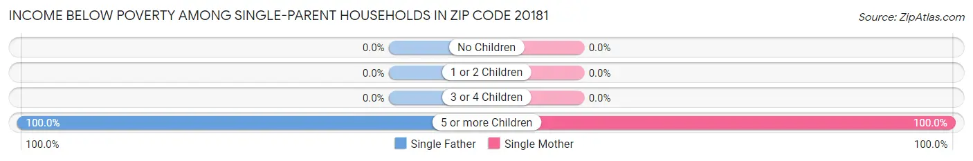 Income Below Poverty Among Single-Parent Households in Zip Code 20181