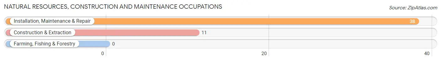 Natural Resources, Construction and Maintenance Occupations in Zip Code 20692