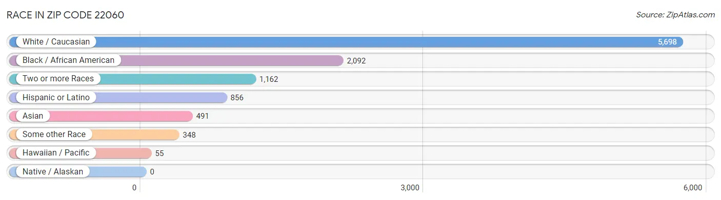 Race in Zip Code 22060