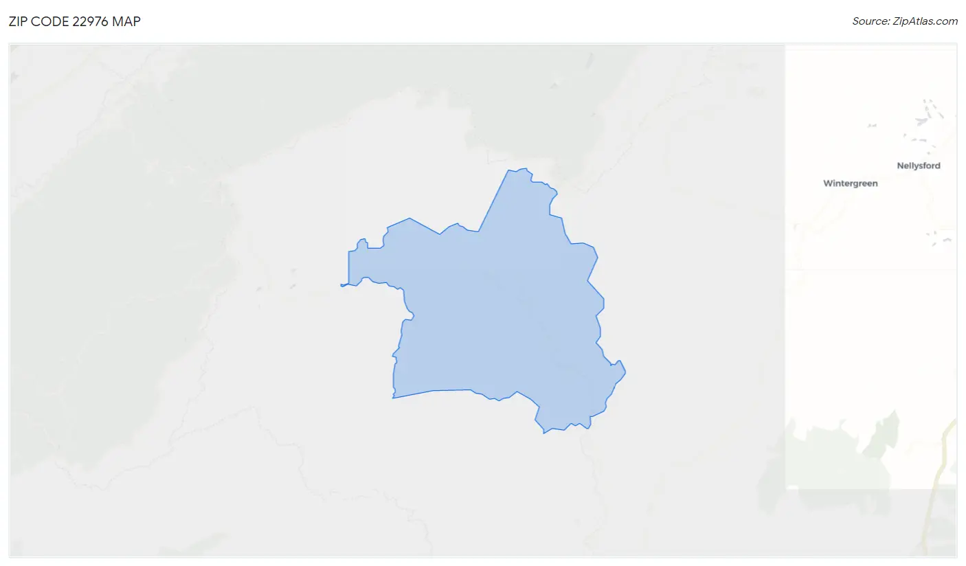 Zip Code 22976 Map