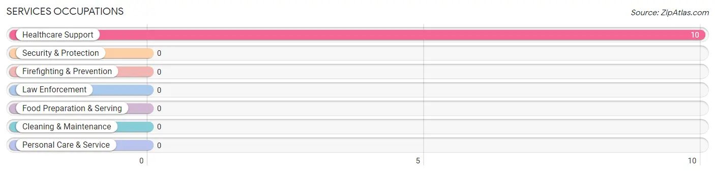 Services Occupations in Zip Code 23176