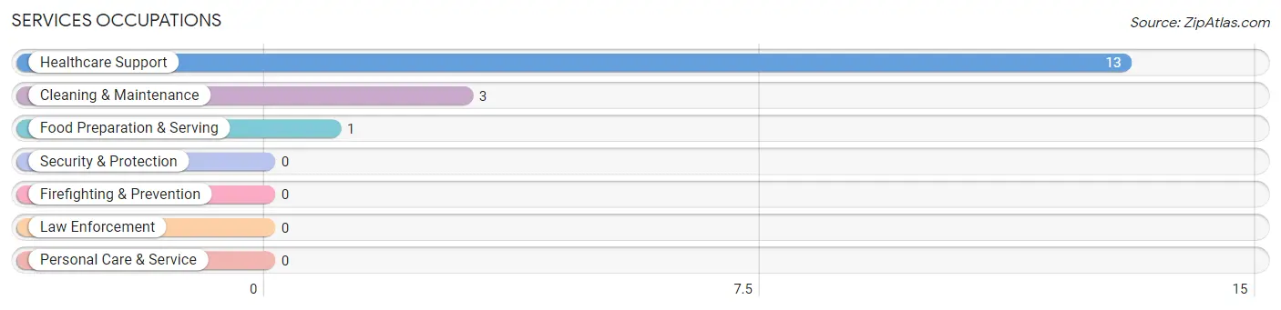 Services Occupations in Zip Code 23401