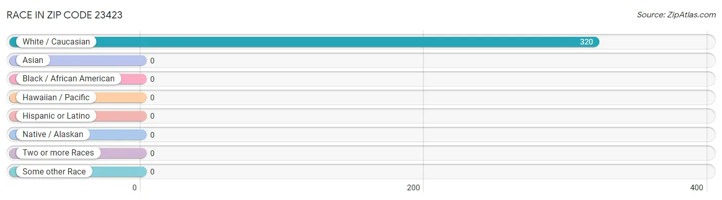 Race in Zip Code 23423