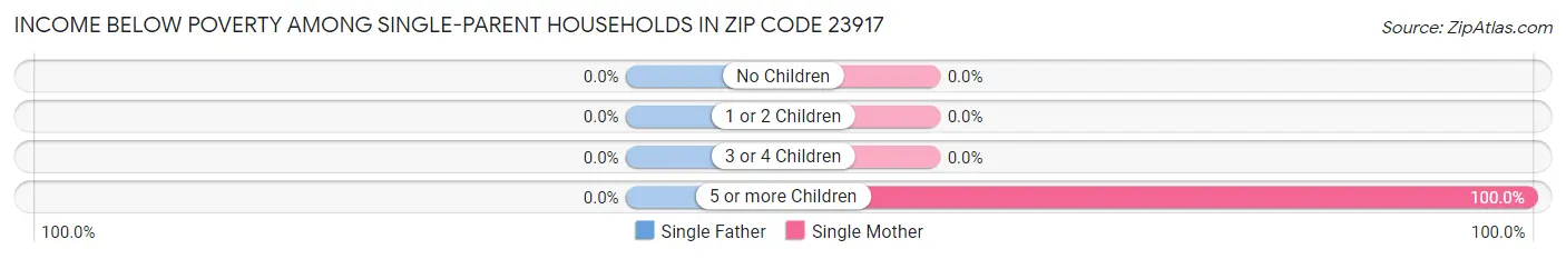 Income Below Poverty Among Single-Parent Households in Zip Code 23917
