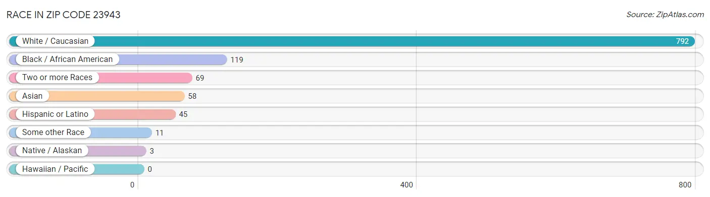Race in Zip Code 23943
