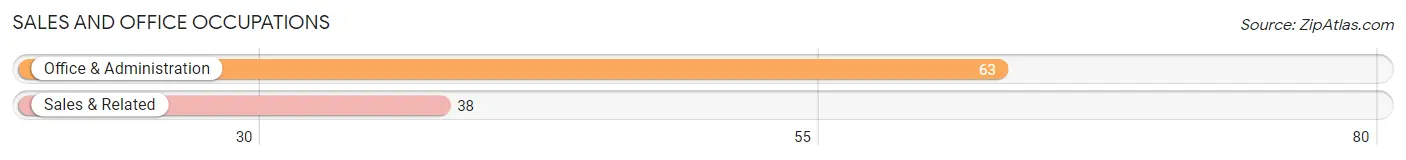 Sales and Office Occupations in Zip Code 23943