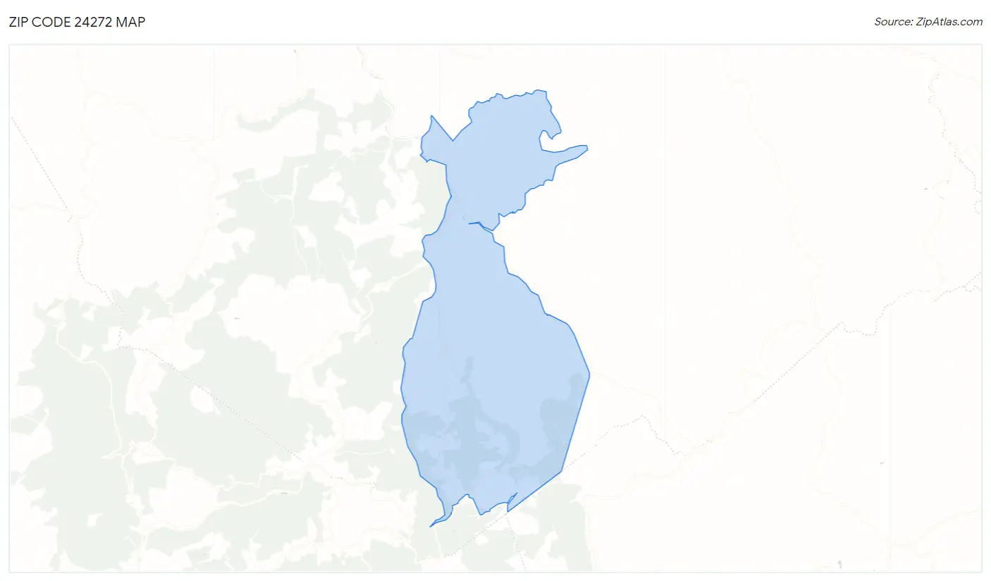 Zip Code 24272 Map