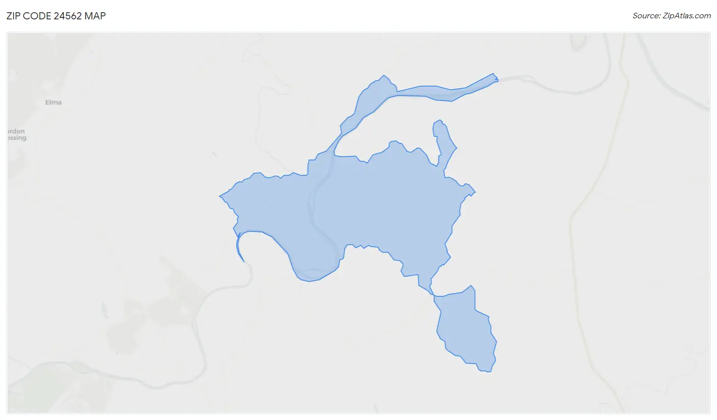 Zip Code 24562 Map