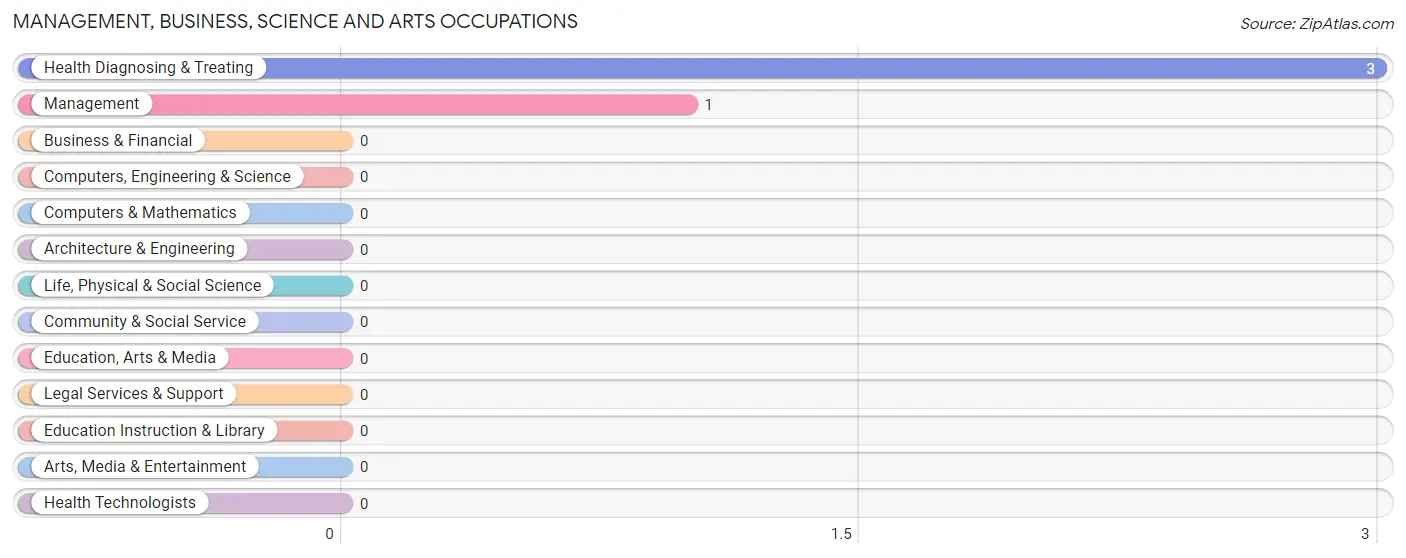 Management, Business, Science and Arts Occupations in Zip Code 24828