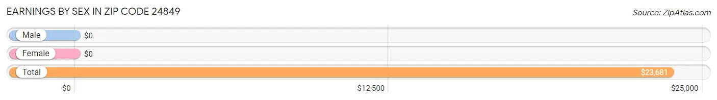 Earnings by Sex in Zip Code 24849