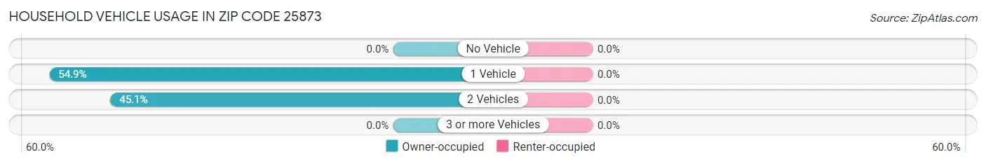 Household Vehicle Usage in Zip Code 25873