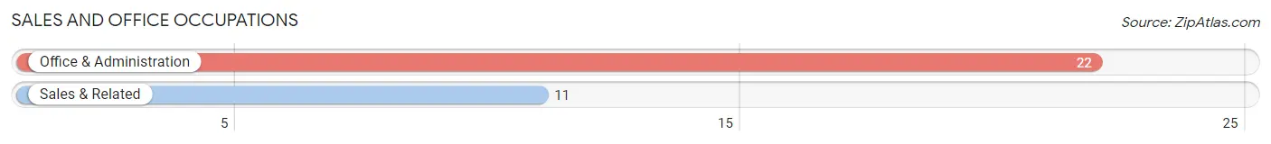Sales and Office Occupations in Zip Code 26293