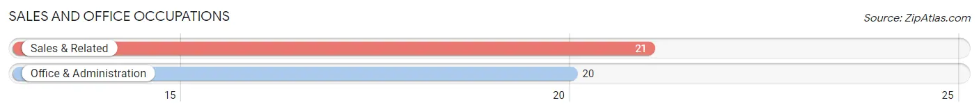 Sales and Office Occupations in Zip Code 27247