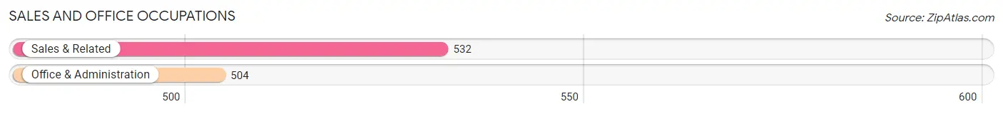Sales and Office Occupations in Zip Code 27573