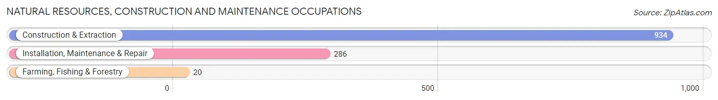 Natural Resources, Construction and Maintenance Occupations in Zip Code 27592