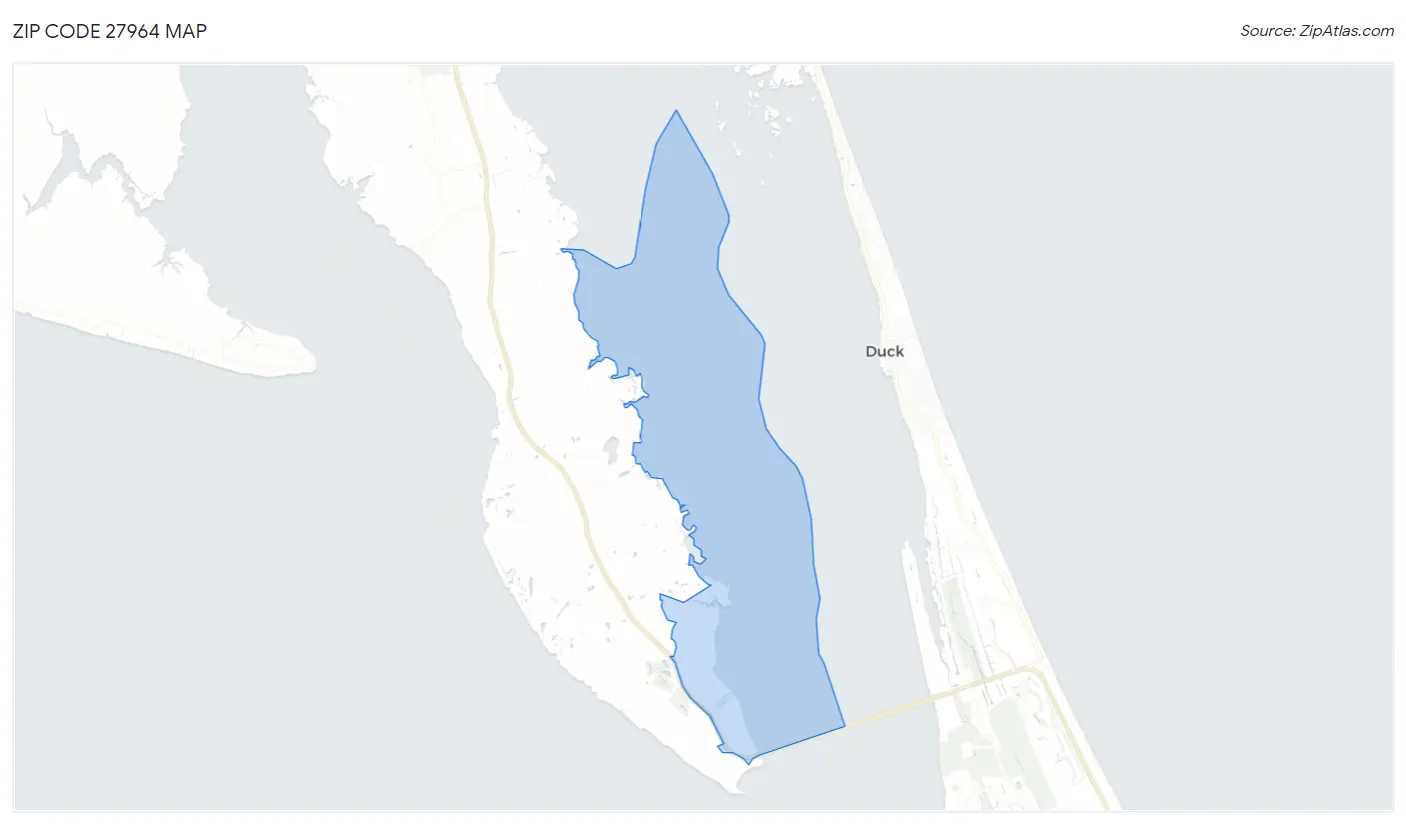 Zip Code 27964 Map