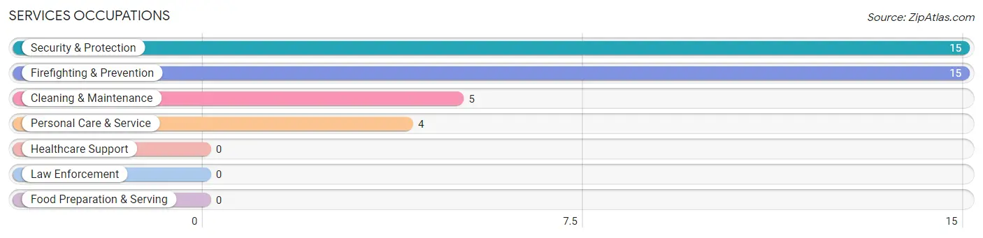 Services Occupations in Zip Code 28447