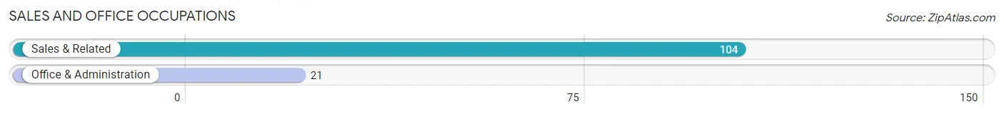 Sales and Office Occupations in Zip Code 28510