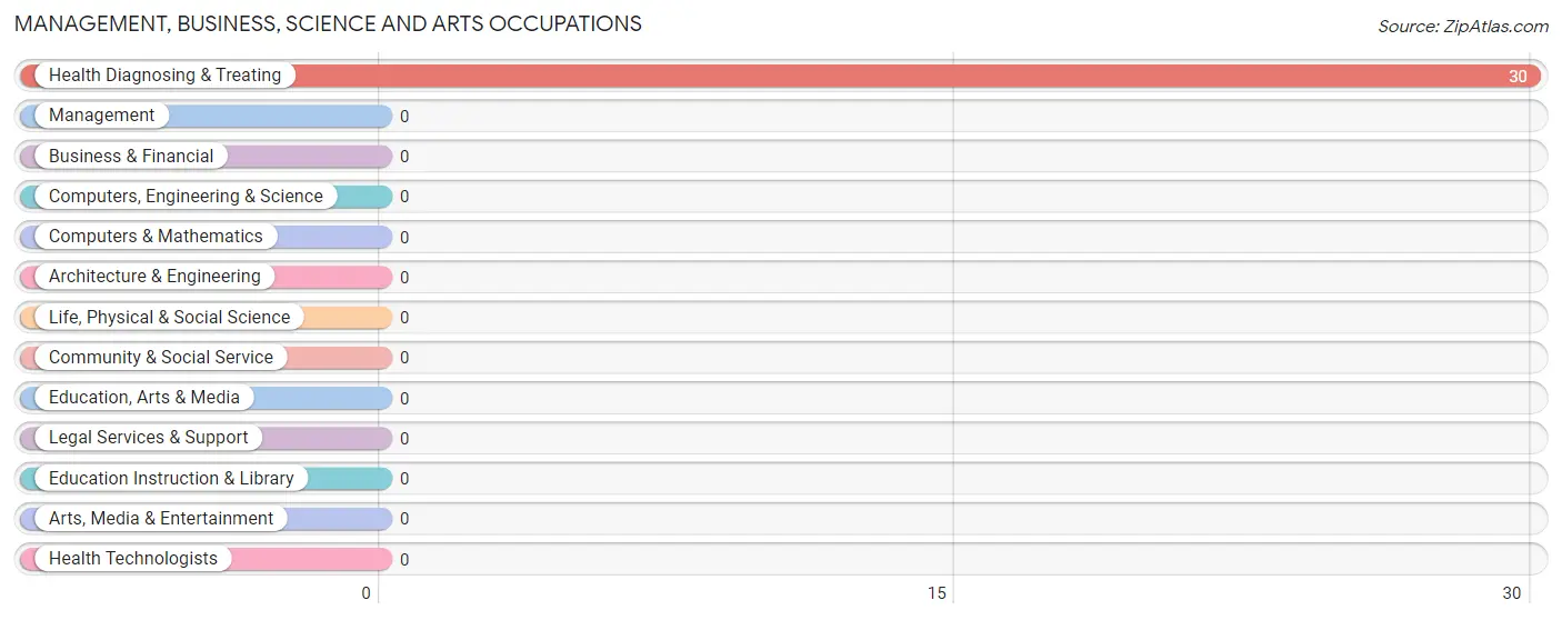 Management, Business, Science and Arts Occupations in Zip Code 28672