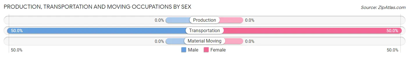 Production, Transportation and Moving Occupations by Sex in Zip Code 28775