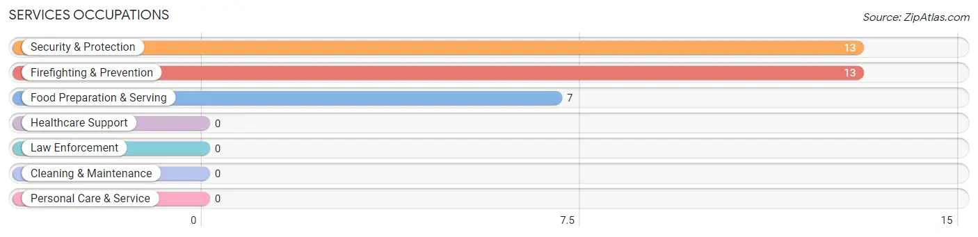 Services Occupations in Zip Code 28909