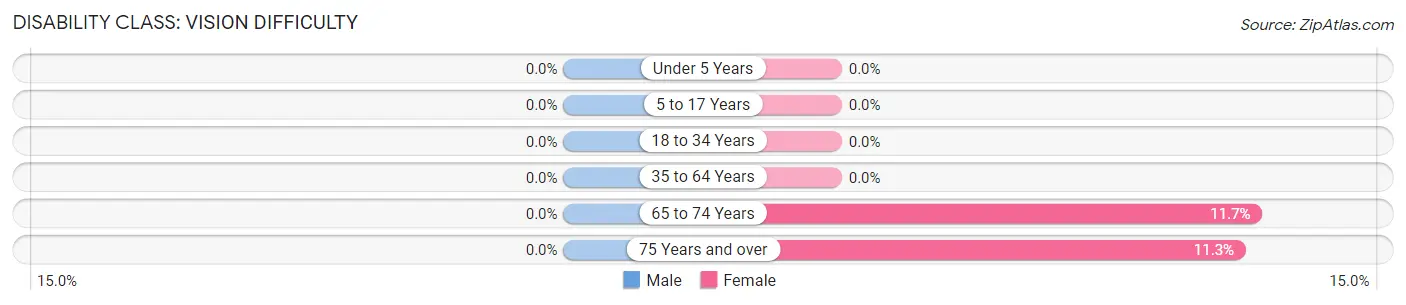 Disability in Zip Code 29351: <span>Vision Difficulty</span>