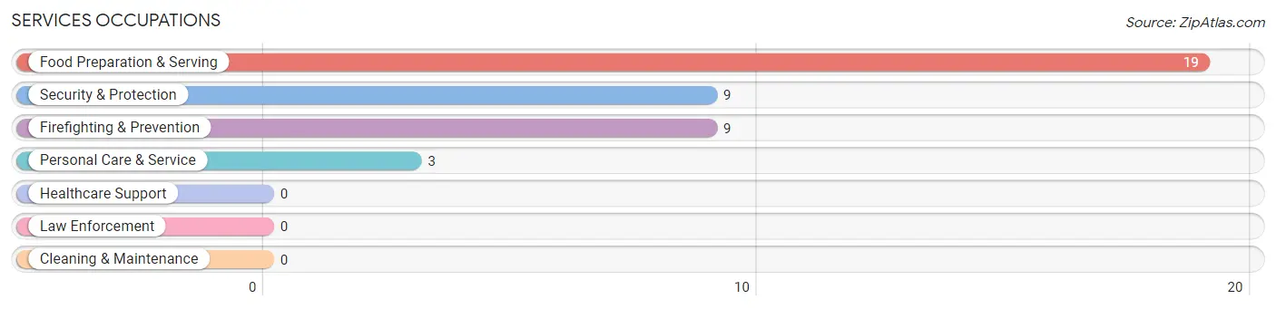 Services Occupations in Zip Code 33001