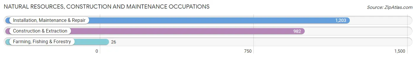 Natural Resources, Construction and Maintenance Occupations in Zip Code 33021