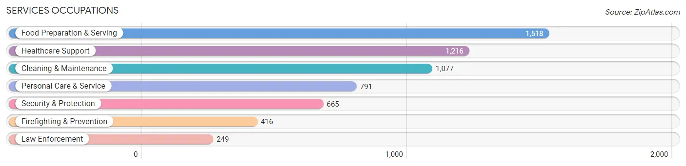 Services Occupations in Zip Code 33179