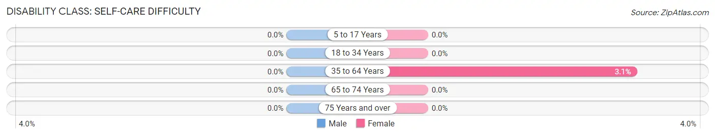 Disability in Zip Code 33493: <span>Self-Care Difficulty</span>