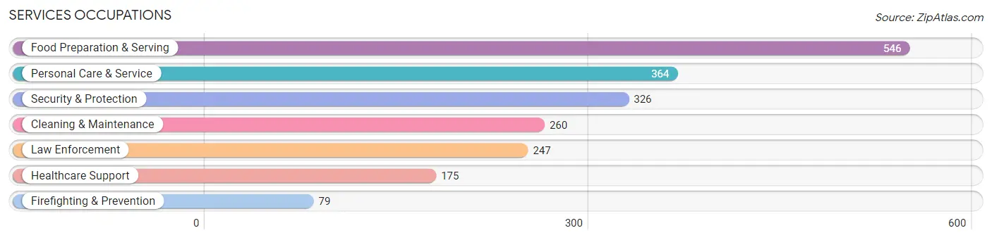 Services Occupations in Zip Code 33569