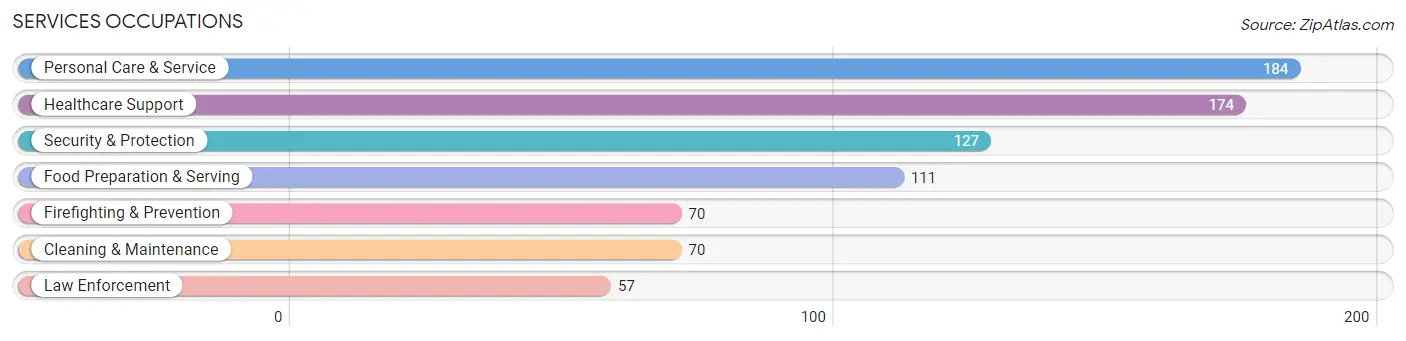 Services Occupations in Zip Code 33573