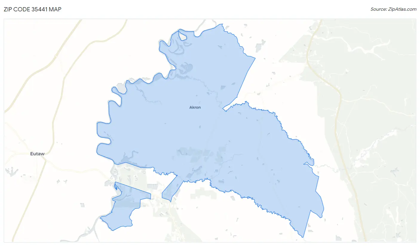 Zip Code 35441 Map