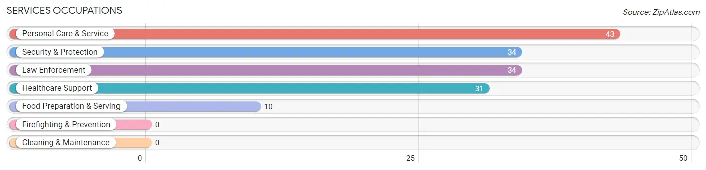 Services Occupations in Zip Code 36080