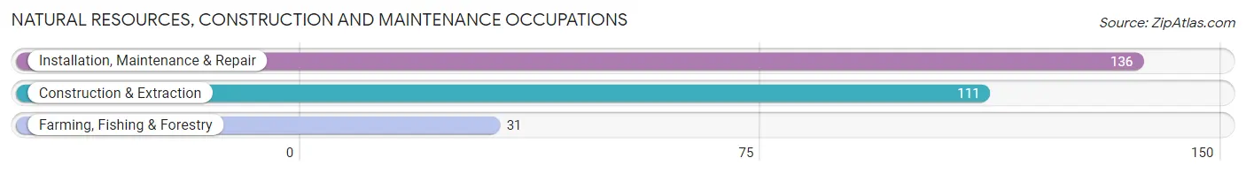 Natural Resources, Construction and Maintenance Occupations in Zip Code 36477