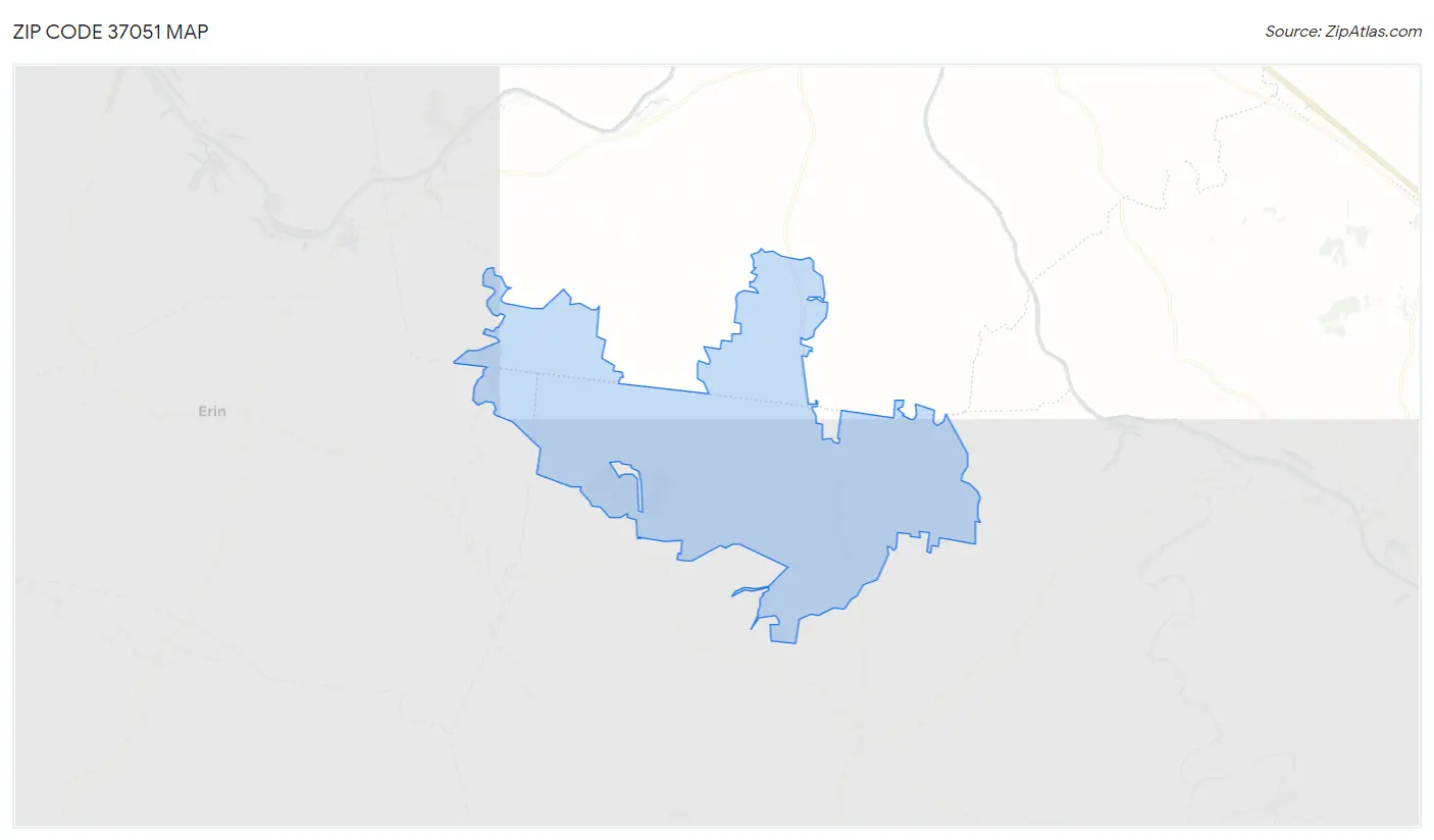 Zip Code 37051 Map