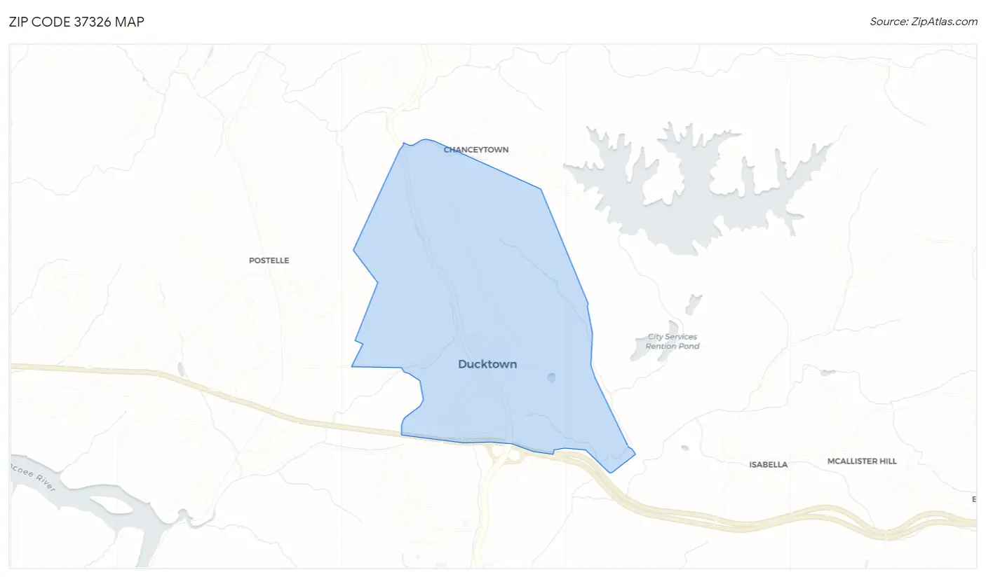 Zip Code 37326 Map