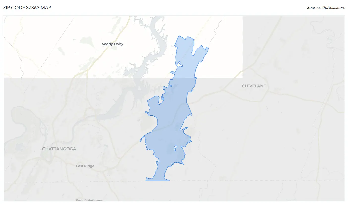 Zip Code 37363 Map